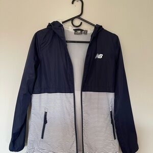 New Balance White and Navy Jacket